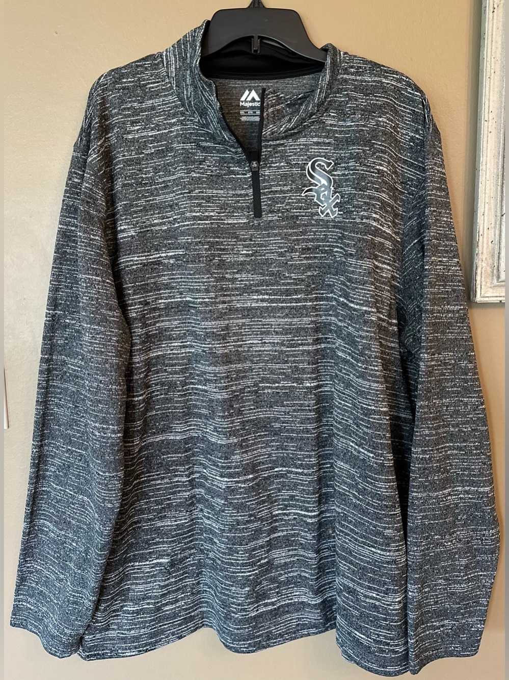 ⚾ Majestic Chicago White Sox Quarter Zip Pullover – Men’s 2XL